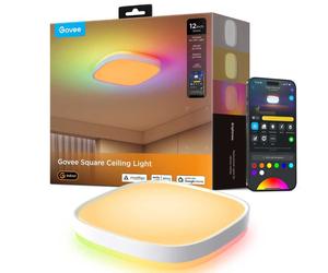 GOVEE H80A4 12INCH RGBWW + RGBIC SQUARE SMART CEILING LIGHT