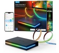 Govee HDMI 2.1 Sync Box Kit 2, AI Sync Box con Retroilluminazione TV, Supporta 8K@60Hz, 4K@144Hz, VRR e ALLM, Funziona con Matter, Striscia LED RGBIC per TV da 55-65 inch, 75 LED/m