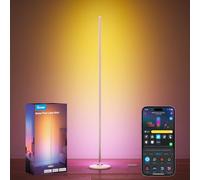 Govee Lampade da Terra LED, Lampada da Terra Moderna RGBIC Funziona con Alexa, Matter, 16 Milioni di Colori Musica Sync Lampada da Terra a Luce Calda per Soggiorno, Camera da Letto,Dorato