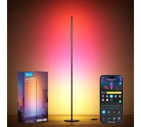 Govee Lampade da Terra LED RGBIC, Piantana Lampada da Terra Funziona con Alexa, Matter, APP, 16 Milioni di Colori Musica Sincronizzazione a Luce Calda per Soggiorno, Camera da Letto, Ufficio