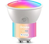 Govee Lampadine WiFi Intelligente GU10, Lampadina LED Smart RGBWW WiFi e Bluetooth, Compatibile con Alexa e Google Assistant, 400LM Dimmerabile 16 Milioni di Colori Sincronizzazione Musicale, 1 Pezzo