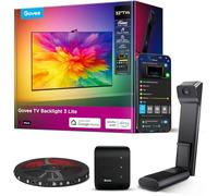 Govee LED TV Retroilluminazione 3 Lite con Correzione Fish-Eye, Telecamera Piccola, 1.8M per TV 32", LED RGBWIC 4-in-1, Wi-Fi, Controllo App e Vocale, Compatibile con Alexa e Google Assistant