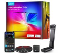Govee LED TV Retroiluminación 3 Lite con Camera Sync per TV da 40-50 Pollici, Striscia TV Wi-Fi RGBICW da 2,4M con Funzione di Correzione Fish-Eye