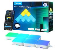 Govee Mini pannelli LED da parete, luci a cubo fai da te, funziona con Matter, Alexa, Google Assistant, sincronizzazione con musica, sala giochi, camera da letto, soggiorno, confezione da 10