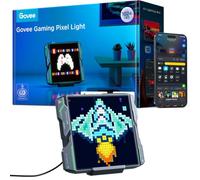 Govee Pixel Light - Pannello LED da gioco quadrato, 32 x 32 RGB Pixel Art | Funzione fai da te con 150 modalità di scena e 10 modalità musicali, 30 fps/s, funziona con Alexa e Google Assistant