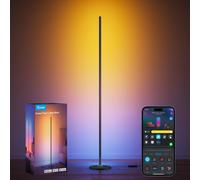 Govee RGBIC Lampade da Terra LED Moderna Piantana Lampada da Terra Nero Funziona