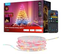 Govee RGBWIC Illuminazione di Natale 30M, 300 LEDs Luci di Natalizie Halloween per Esterni Interni, 130+ Modalità di Scena, Shape Mapping e AIGC, IP67, Compatibili con Matter, Cavi Trasparenti