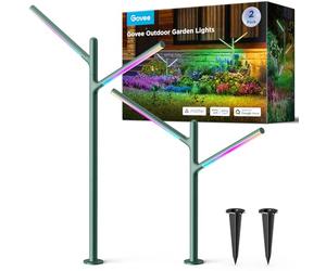 Govee RGBWWIC - Lampada da giardino a LED IP66, altezza e forma fai da te, 16 milioni di colori e 64 modalità, compatibile con Alexa, 2700 - 6500 K