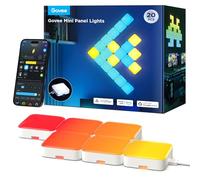 Govee Set di 20 mini luci a LED da parete fai da te, funziona con Matter, Alexa, Google Assistant, sincronizzazione con musica, sala giochi, camera da letto, soggiorno, camera da letto