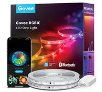 Govee Striscia LED 20M, RGBIC LED Strisce con Controllo a Segmenti, Sincronizzazione Musicale, 64 Modalità Scena, Controllabile tramite App, Cambio Colore, per Casa, 2 Rotoli di Strisce da 10m