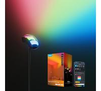 Govee Torchiere Lampada da Terra LED, RGBWWIC Lampada con Controllo 3-Zone, Compatibile con Matter Alexa, 77 Scene e Sinc Musicale, lampade Nere 170 cm per Soggiorno, Camera da Letto e Soffitto