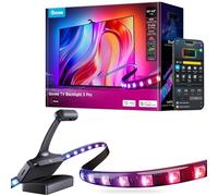 Govee TV Backlight 3 Pro con Tripla Telecamera HDR, 5 in 1 RGBWWIC Striscia led TV Intelligente 3,6M per 55-65 pollici, 75 LED/m, Supporta Filtro AI, APP e Controllo Vocale, Sincro DreamView