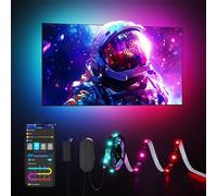 Govee TV LED Backlight RGBIC 2,4M per TV 40-50 pollici | Controllo Bluetooth e Wi-Fi, Funziona con Alexa e Google Assistant, Sincronizzazione Musicale