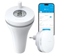 GoveeLife Termometro WLAN per piscina con app, termometro digitale per acqua radio galleggiante con impermeabilità IPX7, allarme di notifica per vasca da bagno, acquario, vasca idromassaggio e spa