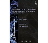 Alain Supiot Governance by Numbers (Tascabile)