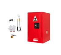 Governo di sicurezza infiammabile per stoccaggio liquido combustibile, Governo d'acciaio a prova di fuoco resistente con la serratura, scaffale regolabile