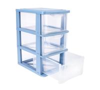 Governo di stoccaggio del cassetto dei pp del supporto di organizzazione | PP blu, stile semplice alla moda, resistente alle cadute, resistente all'usura, uso decorativo per il rientro a scuola