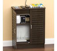 Governo di stoccaggio del router da pavimento con l'organizzatore del nascondiglio della gestione dei cavi per la camera da letto e