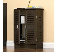 Governo di stoccaggio del router di WiFi con gestione dei cavi e scaffali regolabili per l'organizzazione delle apparecchiature multimediali