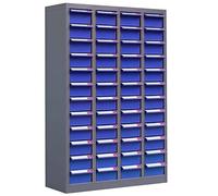 Governo di stoccaggio delle parti dell'acciaio inossidabile con i cassetti multipli e le etichette per l'organizzazione dell'officina