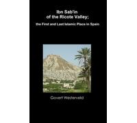 Govert Westerve Ibn Sab'in of the Ricote Valley; the First an (Copertina rigida)