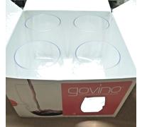 GOVINO SET 4 BICCHIERI INFRANGIBILI X ACQUA O VINO EAN 812379020271 GV H2220