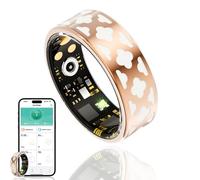 Govllfoz Anello intelligente con monitoraggio del sonno - Anello fitness impermeabile - Frequenza cardiaca, ossigeno nel sangue, monitoraggio della salute - Anelli tecnologici portatili alla moda - 8
