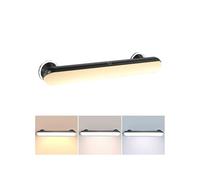 GOVSSING Luci per Specchio da Trucco con Ricaricabile Batteria da 5000mAh, Dimmerabile Luci Specchio Make Up con Ventosa Adesiva, Illuminazione Senza Fili, Lampada Specchio Telecomandata Magnetica
