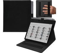 GOVTVA Custodia con doppio supporto per tablet Onyx Boox Go 7 / Boox Tablet Go Color 7 (Gen II/Gen I 2025/2024)/Boox Page Cover con Auto Sleep&Wake/Doppia Cinghia da Polso/Chiusura Magnetica (nero)