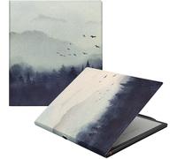 GOVTVA Custodia magnetica con supporto per Onyx Boox Note Air 4 C/Note Air 3 C (2024/2023) Custodia in pelle leggera ultra sottile con auto sleep/wake e chiusura magnetica (Misty Forest)