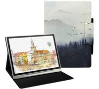 GOVTVA Custodia magnetica con supporto per XPPen Magic Note Pad da 10,95 pollici (versione 2025), ultra sottile e leggera, in pelle PU di alta qualità, con fibbia magnetica per penna, funzione sleep
