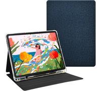 GOVTVA Custodia trasparente in TPU per XPPen Magic Drawing Pad da 12,2 pollici, per tablet da disegno autonomo, ultra sottile, con angoli ispessiti, chiusura magnetica (blu corteccia)