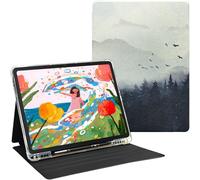 GOVTVA Custodia trasparente in TPU per XPPen Magic Drawing Pad da 12,2 pollici, per tablet da disegno autonomo, ultra sottile, con angoli ispessiti, chiusura magnetica (foresta mistica)