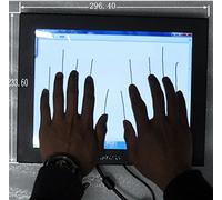 Gowe 38,1 cm touch screen 4: 3 monitor per macchina ,10 punti capacitivo Touch Screen monitor di metallo
