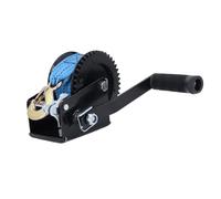 GOWENIC 1200lbs Argano a Cricchetto Bidirezionale Cinghia 26ft Resistente | Ingranaggi in acciaio temprato, maniglia salva sforzo, retromarcia , controllo posizionamento carico