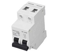 GOWENIC 2 Pezzi Interruttore DC Sicurezza Solare Fotovoltaico per Sistemi | Protezione da 16 A 1000 V, montaggio su guida DIN, risposta istantanea allo scatto, difesa dal sovraccarico
