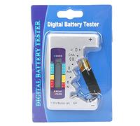 GOWENIC 2 Pezzi Tester Batteria Controllo Capacità per AA AAA 9V | Compatibilità universale, scala con codice , test rapido di alimentazione, palmare compatto, indicatore di batteria