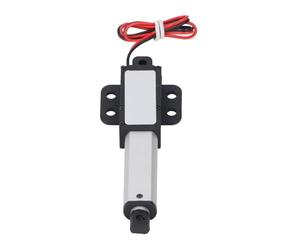 GOWENIC 24V 50mm Attuatore Lineare in Alluminio IPX4 | Puntone motorizzato compatto, spinta da 20 , interruttore di finecorsa integrato, robusto sollevamento fai-da-te,