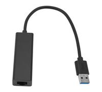 GOWENIC Adattatore di Rete LAN USB 3.0 Gigabit, Connettività Stabile, Trasmissione Ad Alta velocità, Compatibilità Multipiattaforma, Plug And Play, Lega di Alluminio