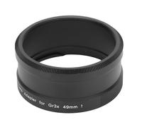 GOWENIC Adattatore Filettatura per Lenti da 49 Mm, Anello Adattatore in Lega di Alluminio per GR3X, con Accessori per Tappi di Lenti a Filo Filettatura da 49 Mm, Compatibili per Lenti a