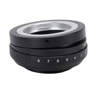 GOWENIC Adattatore M42 Adattatore di Lenti a NEX Monte, Focus Manuale E Controllo Dell'apertura con Istruzioni su Scala a 8 Livelli, per la Telecamera di Montaggio E E Lenti Vintage M42