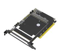 GOWENIC Adattatore PCIe 5.0 X16 a GenZ 4C+ per Schede OCP NIC 3.0 | PCB in oro a immersione durevole, espansione dello chassis del server, punti di test del segnale NC SI, kit di montaggio