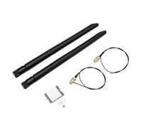 GOWENIC Adattatore Wireless WiFi7, 3 Bande 5,8 Gbps, M.2 4K QAM | Adattatore Wireless WiFi7, 5,8 Gbps, Antenne M.2 4K QAM 2x2 QCNCM865, per Giochi in Streaming su PC Vince 11