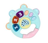 GOWENIC Agitatore per Neonati Dalla Consistenza Morbida per L'osservazione e la Percezione Dell'udito, Design Carino e Attraente, Adatto per Bambini da 0 a 1 Anno (GREEN)