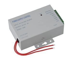 GOWENIC Alimentatore 12V 3A per Installatori di Sistemi di Sicurezza | Compatibile con l\'incontro elettrico, ritardo di blocco regolabile, robusto involucro in ferro