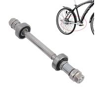 GOWENIC Asse per mozzo per bicicletta, ultraleggero, ad alta resistenza, asse anteriore e posteriore, a sgancio rapido, per la maggior parte delle biciclette con asse di lunghezza abbinata, cuscinetto