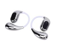 GOWENIC Auricolari del Traduttore di Lingua in Tempo Reale, Dispositivo di Traduttore di Lingua Stereo Intelligente 144 Hifi Ergonomico per l'apprendimento (argento bianco)