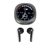 GOWENIC Auricolari per Traduzione Wireless Bluetooth 5.4 Ergonomici Ricaricabili per Viaggiatori Globali e Appassionati di Lingue Opzione Multifunzionale (grigio scuro)