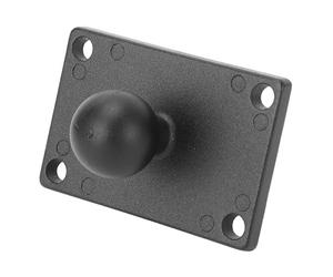 GOWENIC Base per Montaggio a Sfera con Piastra Quadrata AMPS in Lega di Alluminio |Adattatore a Sfera da 1 Pollice per Fuoristrada Marino con Bracci a Doppia Presa RAM B