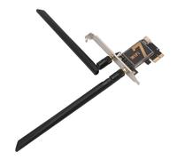 GOWENIC BE200NGW Scheda PCIe WiFi 7 per PC Desktop, Adattatore di Rete Wireless 8774Mbps con Antenne 8dBi, Bluetooth 5.4, MU-MIMO 6GHz, Supporta 11/10/ (Nessuna antenna di base)